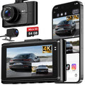 4K Dual Channel Dash Cam – Front & Rear Recording